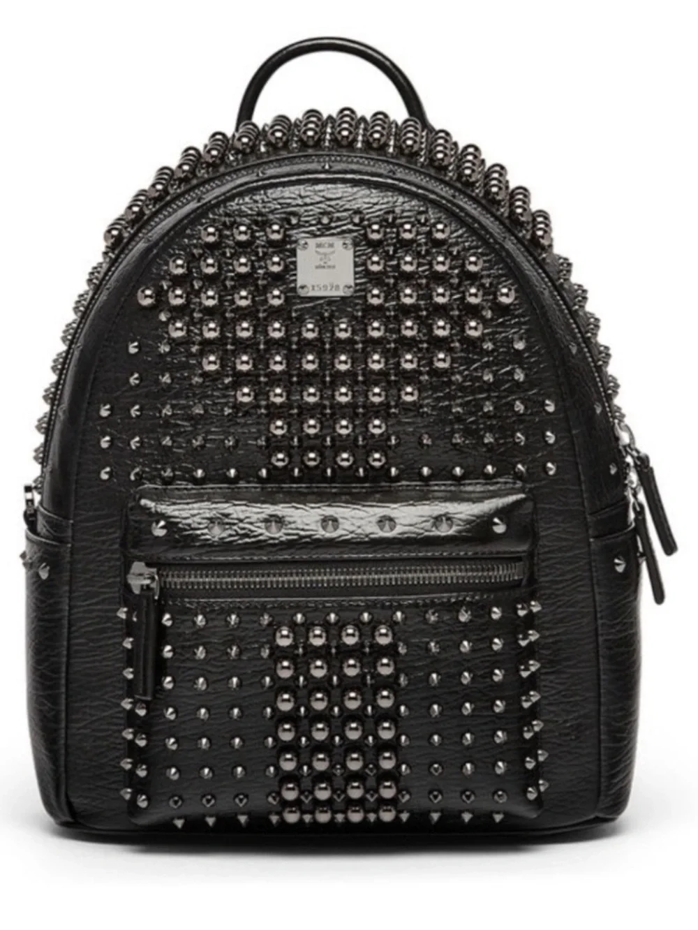 🚨Stark Pearl Studded MCM Backpack 🚨HTF NWOT GORGEOUS